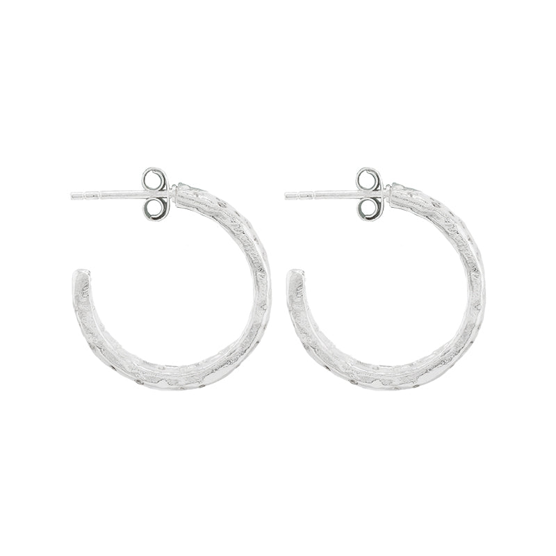 Gracchi Hoop Earrings - Sterling Silver