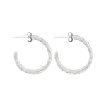 Gracchi Hoop Earrings - Sterling Silver
