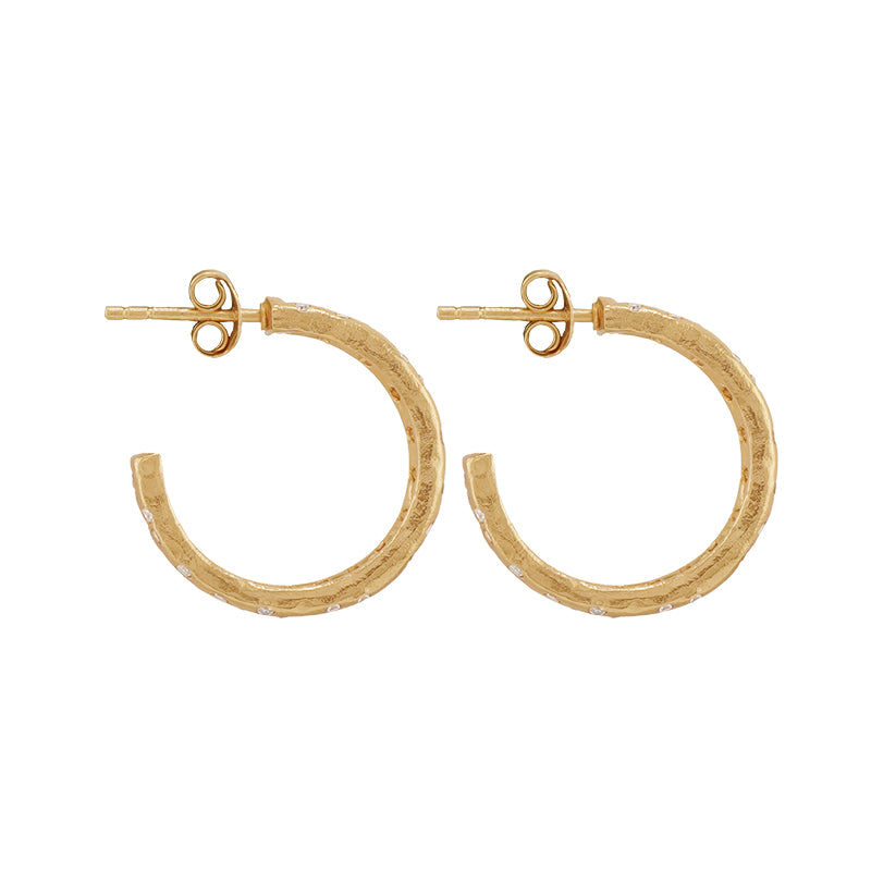 Gracchi Hoop Earrings - 18K Gold Plated