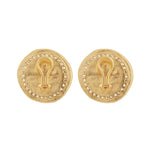 Abzu Stud Earrings - 18K Gold Plated
