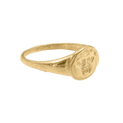 Gorgoneion Pinky Ring - Solid Gold