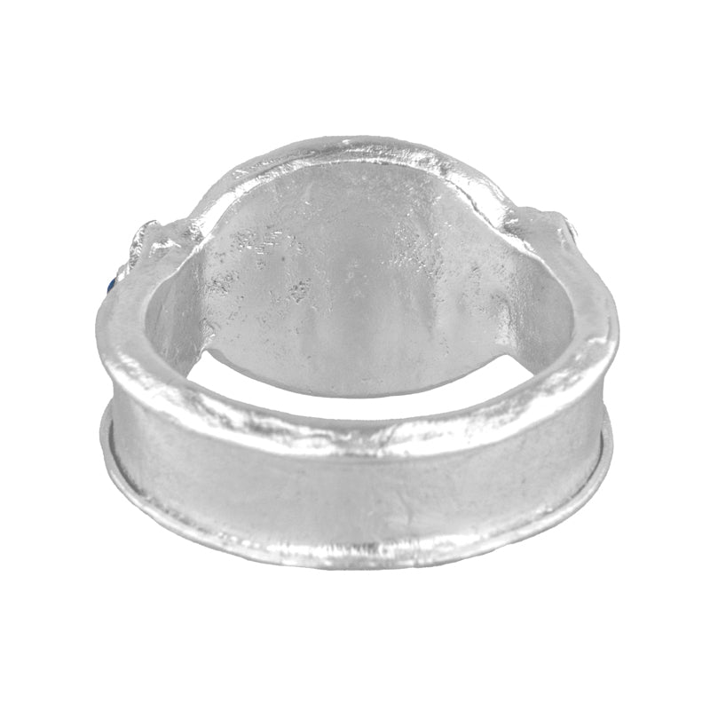 Kurt Ring with Lapis Lazuli - Sterling Silver