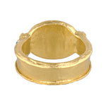 Kurt Ring with Lapis Lazuli - 18K Gold Plated