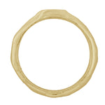 Trismosin Ring with Zircon - 18K Gold Plated