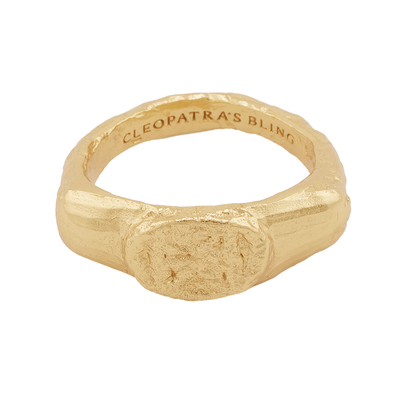 Hinnulus Signet Ring - 18K Gold Plated