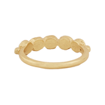 Arca Ring with Agate and Mother of Pearl - 18K Gold Plated