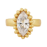 Bucherie Ring in Zircon - 18K Gold Plated