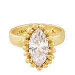 Bucherie Ring in Zircon - 18K Gold Plated