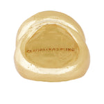 Kiskanu Ring with Ruby - 18K Gold Plated