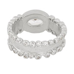 Sikil Ring in Zircon - Sterling Silver