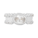 Sikil Ring in Zircon - Sterling Silver