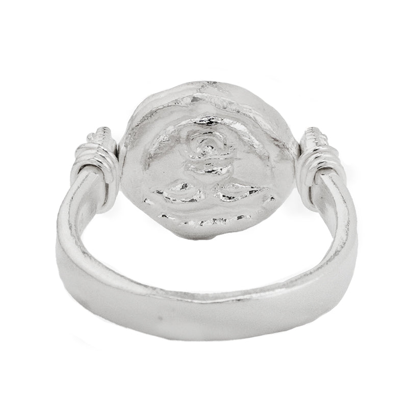 Gorgoneion Guard Ring - Sterling Silver