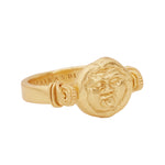 Gorgoneion Guard Ring - 18K Gold Plated