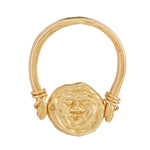Gorgoneion Guard Ring - 18K Gold Plated