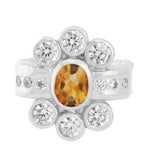 Ki Ring in Citrine - Sterling Silver