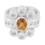 Ki Ring in Citrine - Sterling Silver