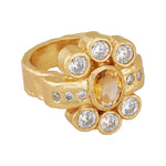 Ki Ring in Citrine - 18K Gold Plated