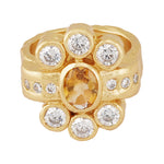 Ki Ring in Citrine - 18K Gold Plated
