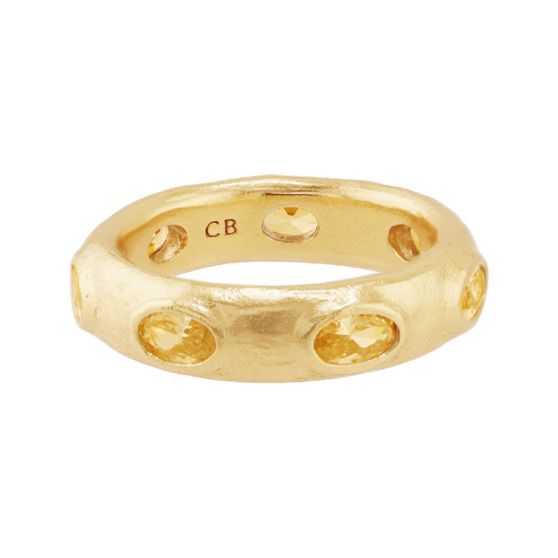 Cerro Ring in Citrine - 18K Gold Plated