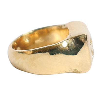 Agenor Ring with Yellow Diamond - Solid Gold