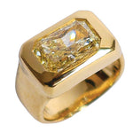 Agenor Ring with Yellow Diamond - Solid Gold
