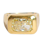 Agenor Ring with Yellow Diamond - Solid Gold