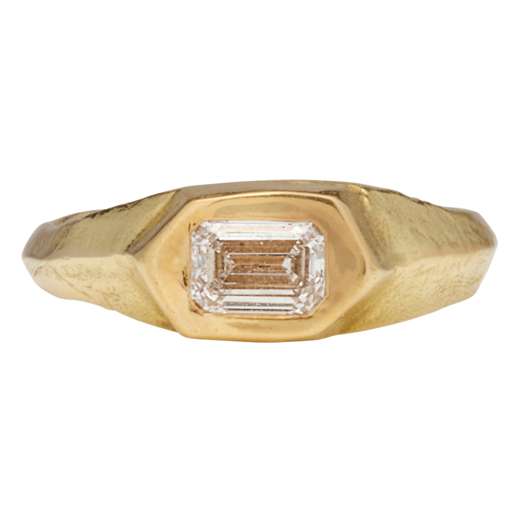 Philemon Ring with Diamond - Solid Gold