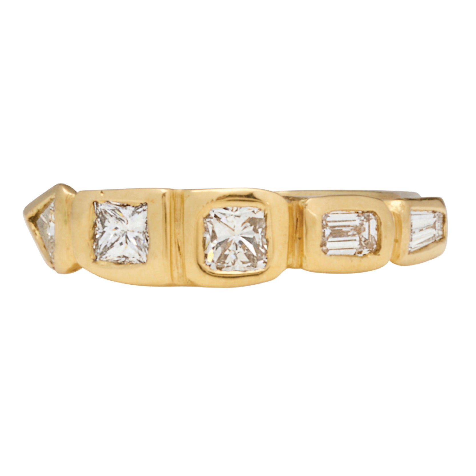 Baucis Ring with Diamond - Solid Gold