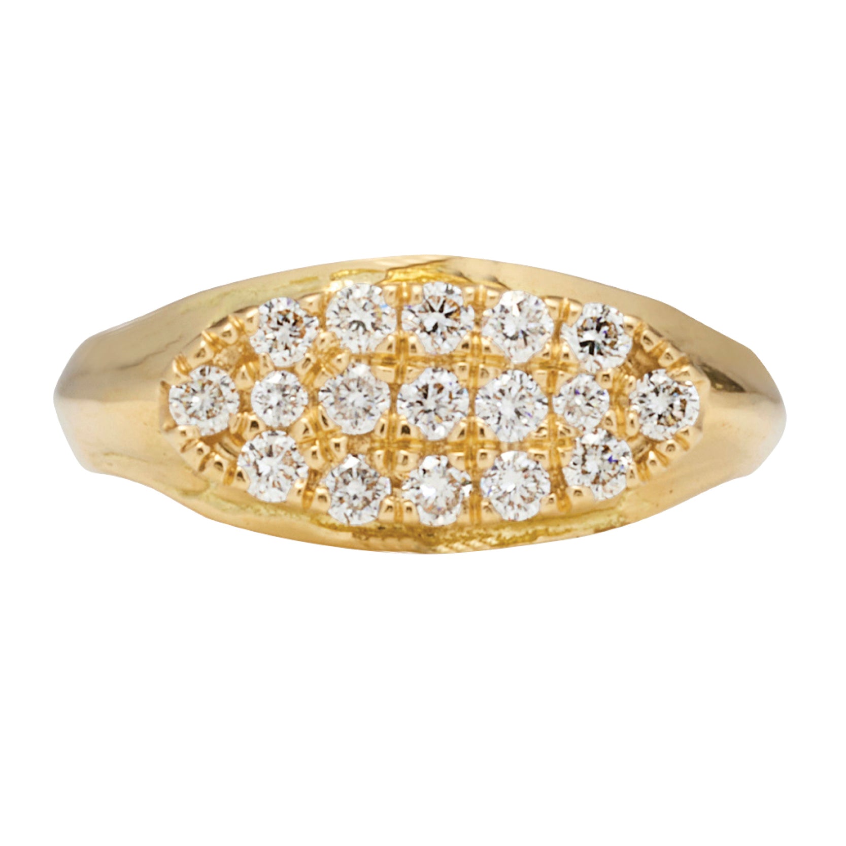 Ceyx Ring with Diamond - Solid Gold