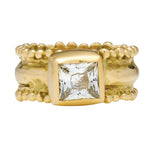 Iphis Ring with Sapphire - Solid Gold