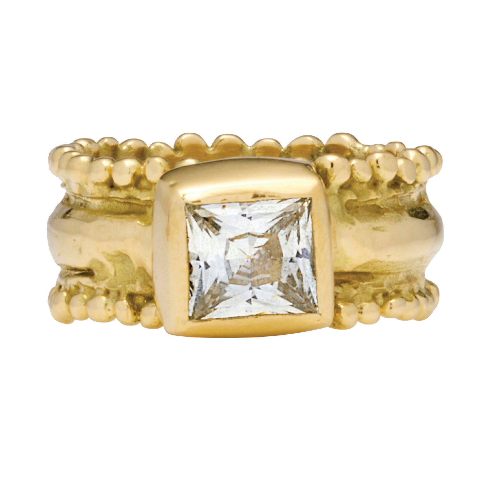 Iphis Ring with Sapphire - Solid Gold
