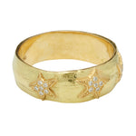 Selene Ring with Diamond - Solid Gold