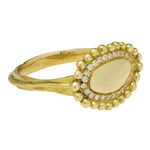 Atalante Ring with Diamond - Solid Gold