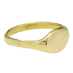 Ganymede Signet Ring - Solid Gold