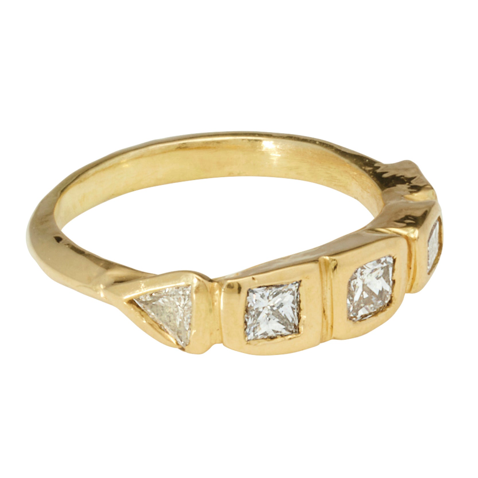 Baucis Ring with Diamond - Solid Gold