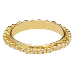 Harmonia Ring with Diamond - Solid Gold
