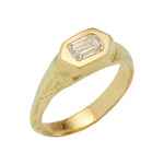 Philemon Ring with Diamond - Solid Gold