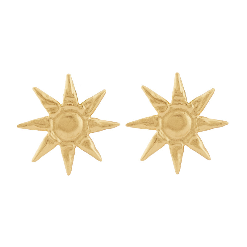 Butteri Studs - 18K Gold Plated