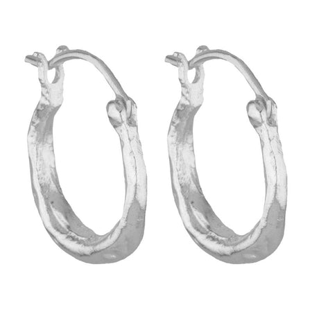 Adele Hoop Earrings - Sterling Silver