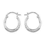 Adele Hoop Earrings - Sterling Silver