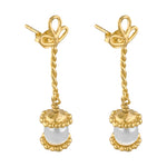 Florizel Earrings in Pearl - 18K Gold Plated
