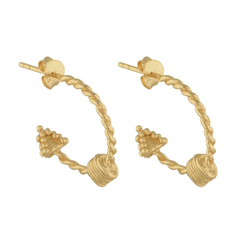 Pizan Earrings - 18K Gold Plated