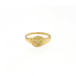 Gorgoneion Pinky Ring - 18K Gold Plated