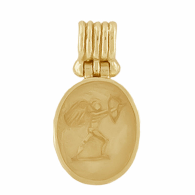 Mercurius Pendant in Resin - 18K Gold Plated