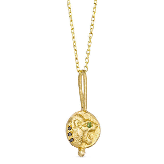Lydia Lion Prosperity Pendant - Solid Gold