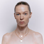 Sacre Coeur Flames Pendant - 18K Gold Plated