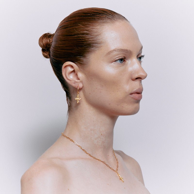 Trefoil Earrings - 18K Gold Plated